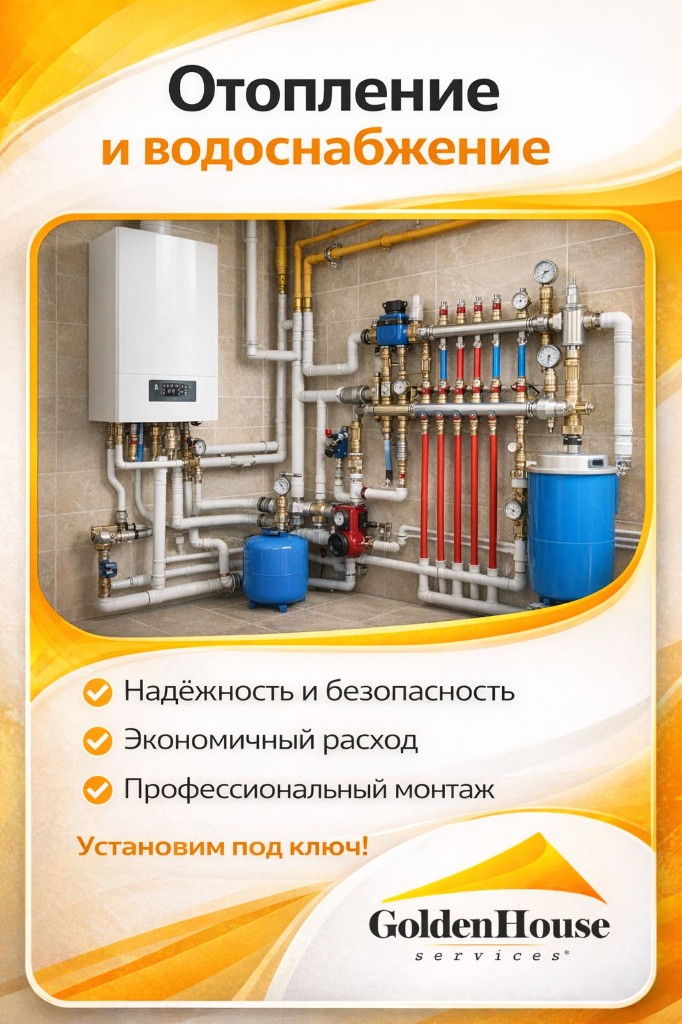 Отопление и водоснабжение